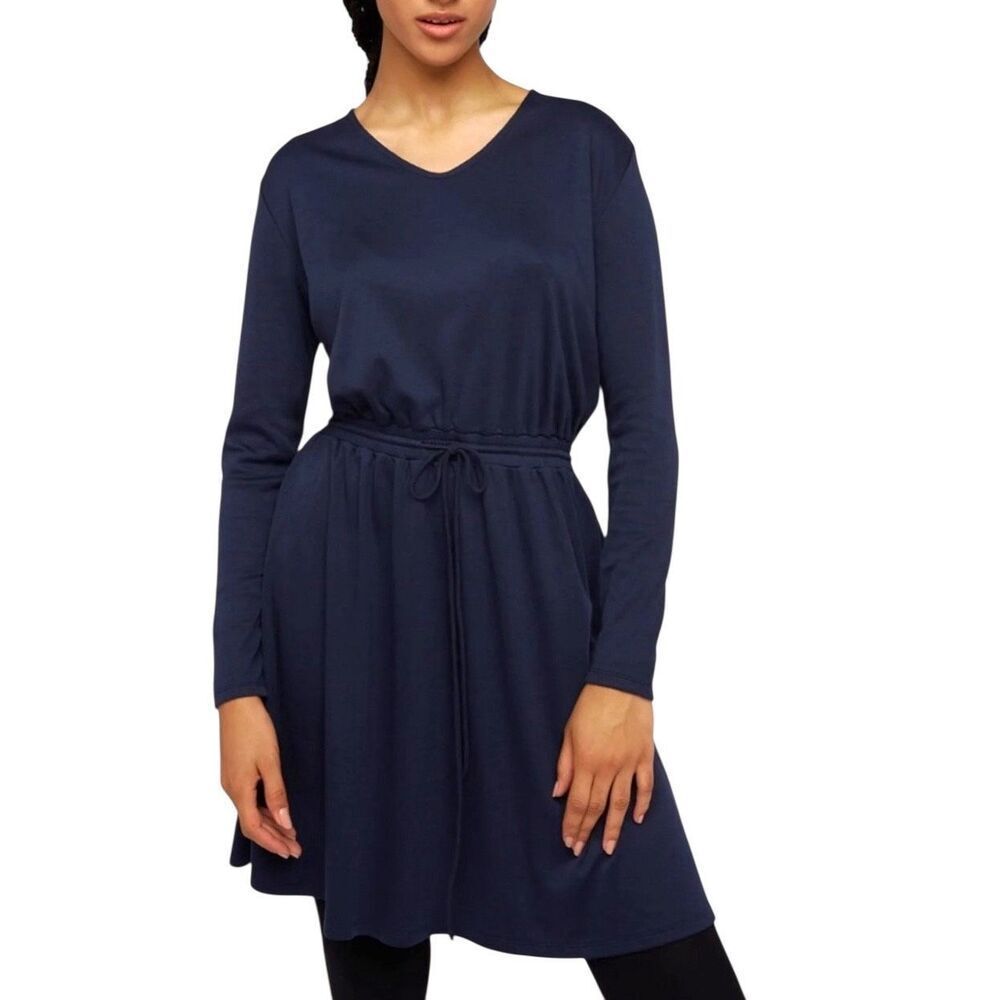 People Tree Navy Blue Julia Dress Size 4‎